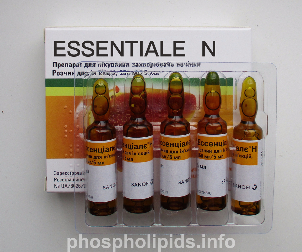 Essentiale Forte injekciók a psoriasis